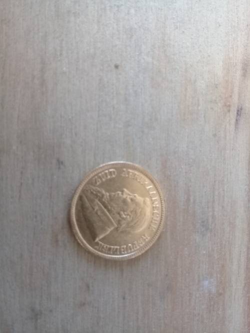 1895 GOLD HALF POND - MINTAGE : 134 974 - AU condition.